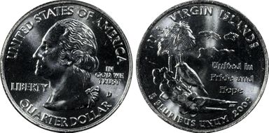 2009-D 25C U.S. Virgin Islands MS65