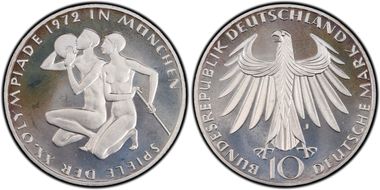 1972-J 10 Mk Athletes MS68