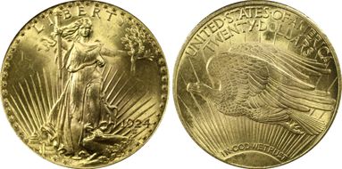 1924 $20 MS64