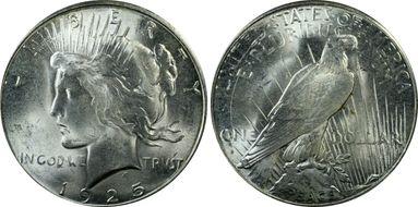 1925-S $1 MS64+