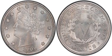 1909 5C MS65