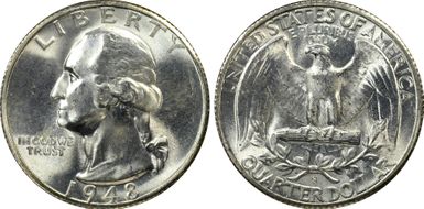 1948-S 25C MS65