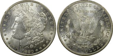 1880-O $1 MS62