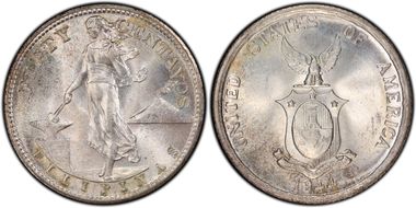 1944-S 50C KM-183  Ag MS66