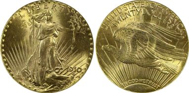 1910 $20 MS65