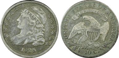 1835 10C VF35
