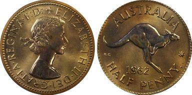 1962 Y. (p) 1/2D PR65RD