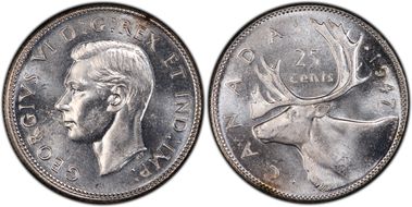 1947 25C MS63