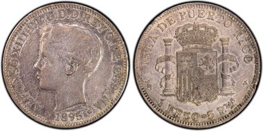 1895-PG V Peso KM-24  Ag XF45