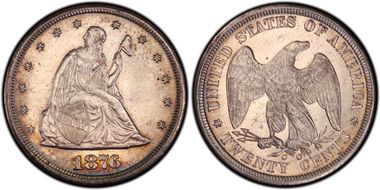 1876-CC 20C MS64