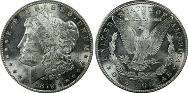 1879-S $1 MS62