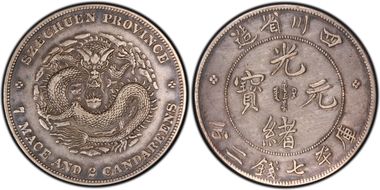 (1901-08) $1 LM-345 NF 庫 CN  DDO XF40