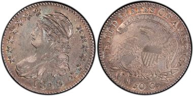 1817/3 50C Overton 101a XF45