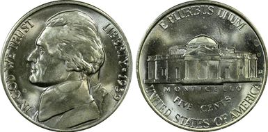 1939-D 5C Reverse of 1938 MS65