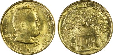 1922 G$1 Grant, Star MS66+