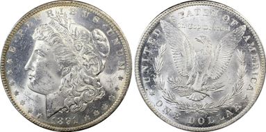 1891-O $1 MS64
