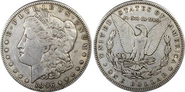 1896-S $1 XF40