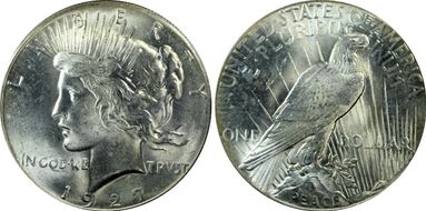 1927 $1 MS63