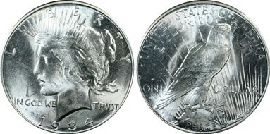1934-D $1 MS63