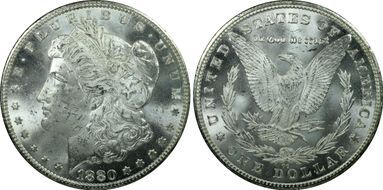 1880-CC $1 VAM 5 8/7 High 7 MS64