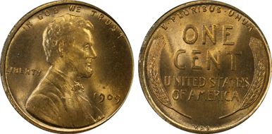 1909 VDB 1C MS66RD