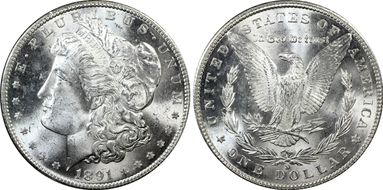 1891-S $1 MS64