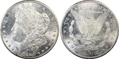 1884-CC $1 MS62