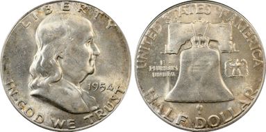 1954-S 50C MS64