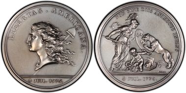 1976 Medal Libertas Am. Silver  Copy of Original Design MS64