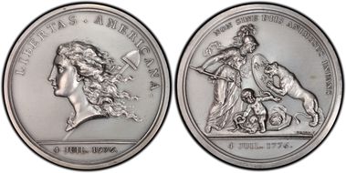 1976 Medal Libertas Am. Silver  Copy of Original Design MS65
