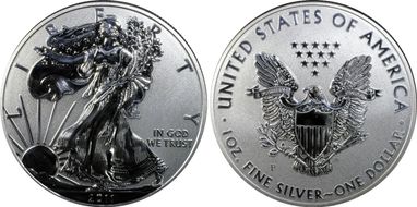2011-P $1 Silver Eagle Rev PR 25th Anniversary Set First Strike PR69