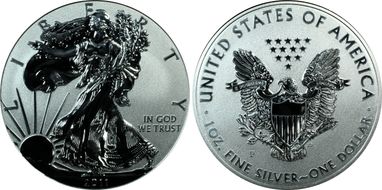 2011-P $1 Silver Eagle Rev PR FS 25th Ann ME Series Mercanti PR70
