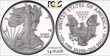 2011-W $1 Silver Eagle 25th Anniversary Set First Strike PR70DCAM