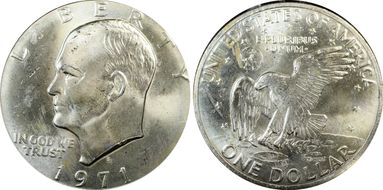 1971-S $1 Silver MS65