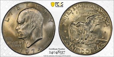 1974-D $1 MS65