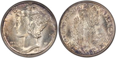 1931-D 10C DDO, FS-101 MS64