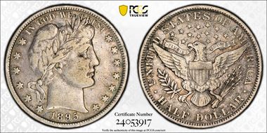 1895 50C VF30