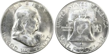 1951-S 50C MS64