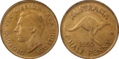 1950(p) 1/2D MS64RB