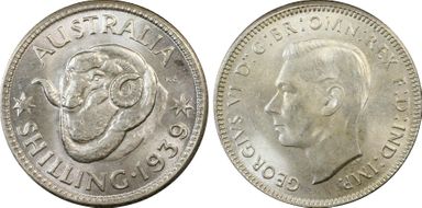 1939(m) Shil KM-39  Ag MS64