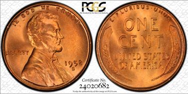 1952-S 1C MS67RD