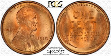 1910 1C MS67RD
