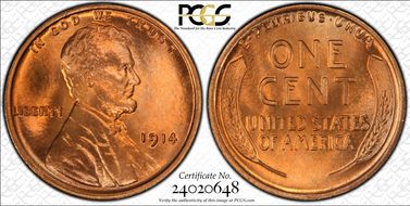 1914 1C MS67RD