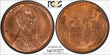 1915-S 1C MS65RD