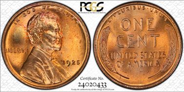 1925 1C MS67RD
