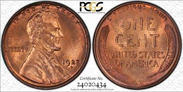 1925-D 1C MS65RD