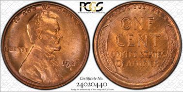 1927-D 1C MS65RD