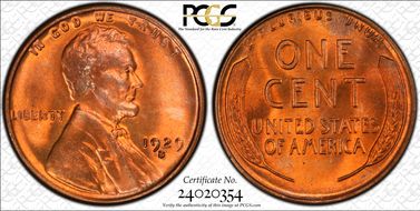 1929-S 1C MS66RD
