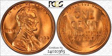 1933 1C MS67RD