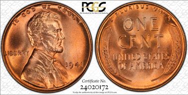 1941 1C MS67+ RD